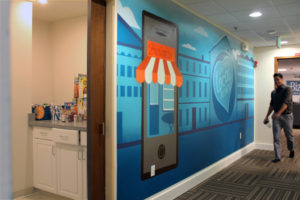 SF Silicon Valley Business Apps Office Mural